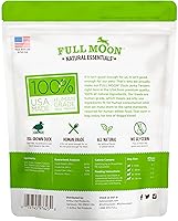 Vista 10 de Full Moon, Essentials Beef Jerky Tenders - Golosinas naturales de carne seca de reses criadas al aire libre para perros, ingredientes de grado