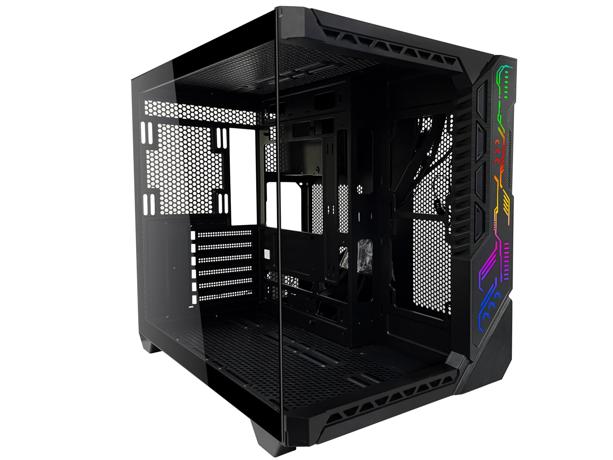 Amazon.co.jp: SZSKYING ゲーミングPCケース ATXマザーボード、タイプC