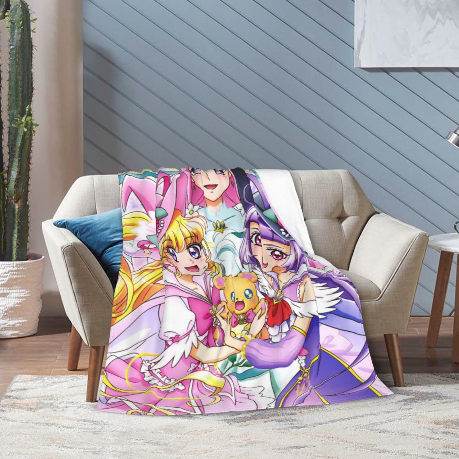 Amazon｜魔法つかいプリキュア8 おしゃれ フリース生地 毛布