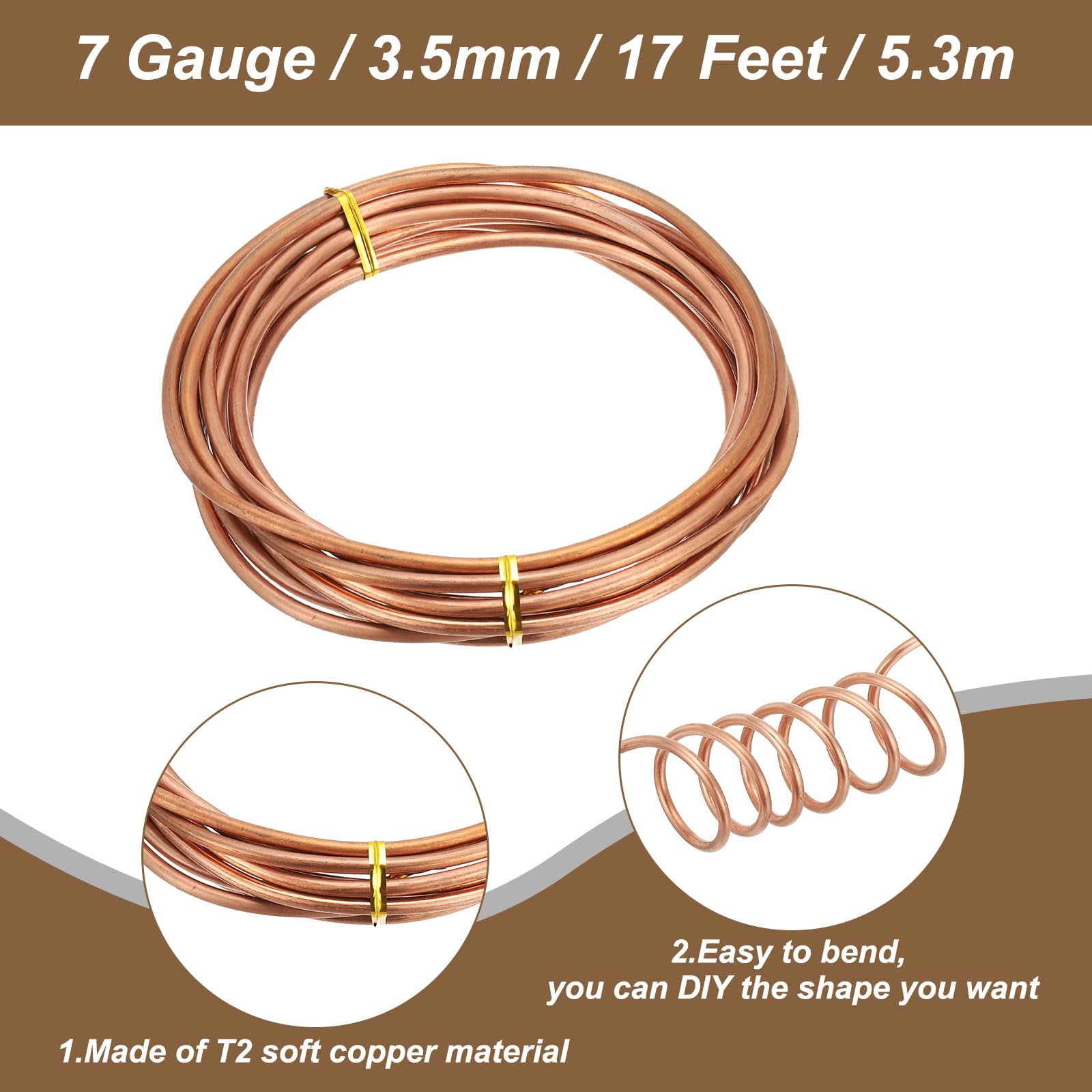 Tubo Di Rame Nudo CARBON FREE ø22 X 1 (prezzo A Metro - Minimo Acquistabile 25 Metri E Multipli - Foto 10