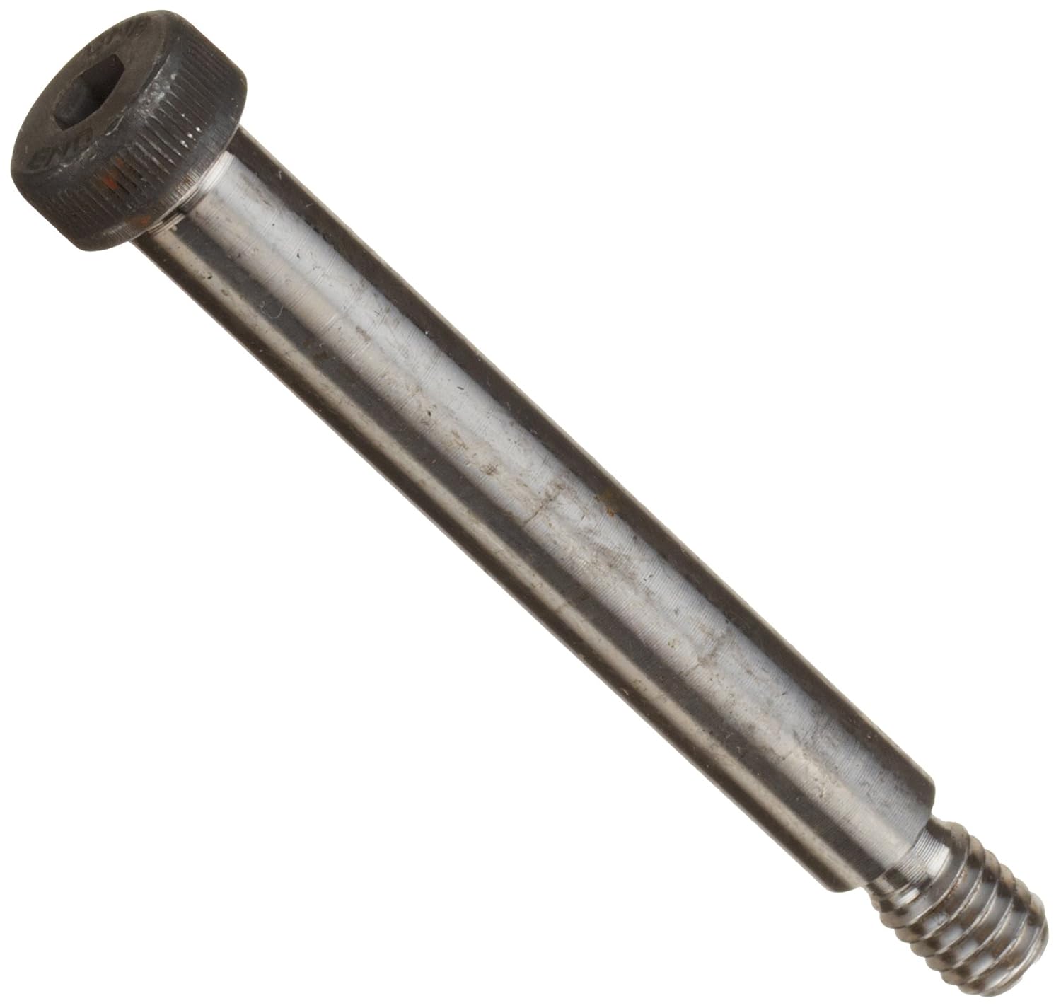 Unbrako 1114233 Alloy Steel Shoulder Screw, Black Oxide Finish, Knurled