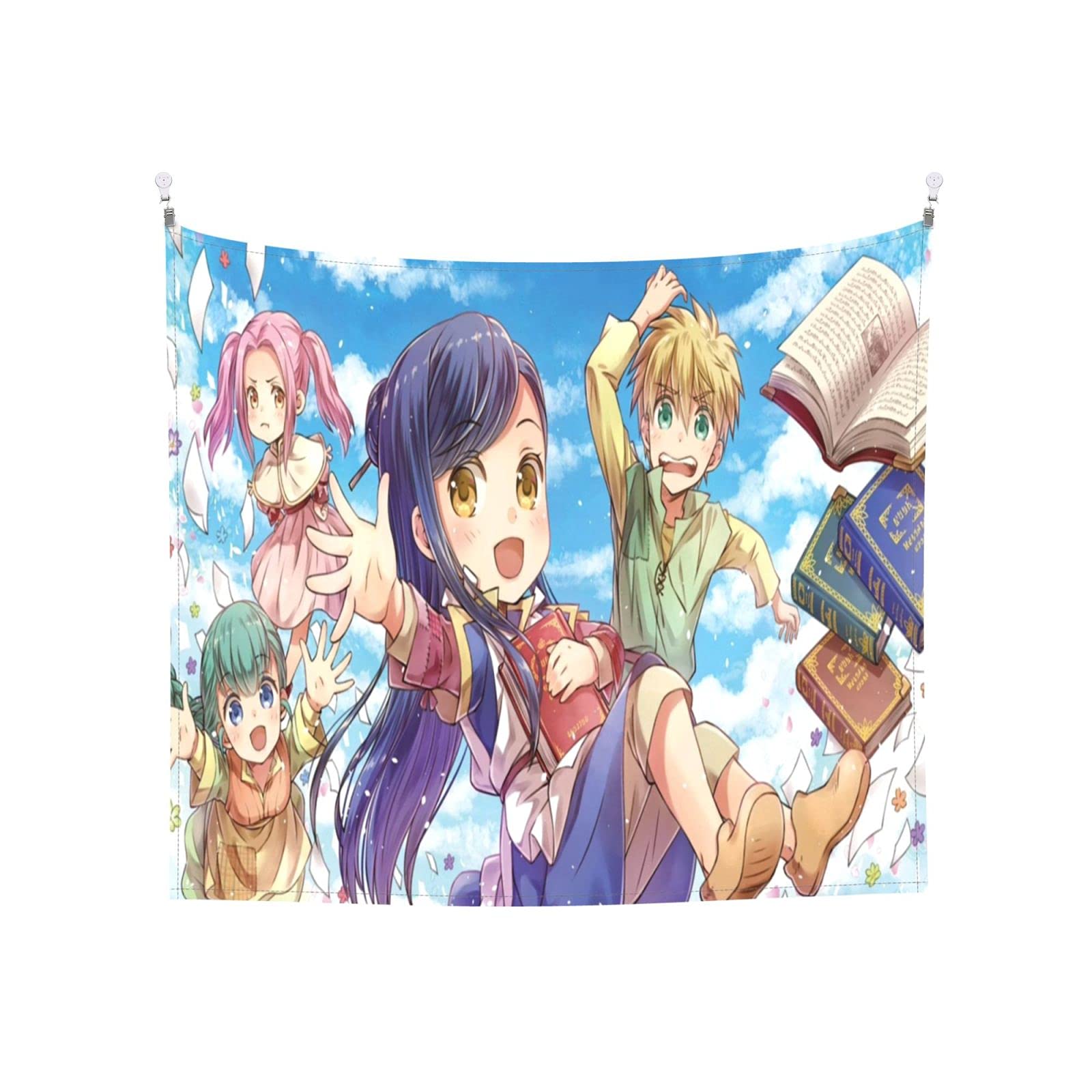 Amazon.co.jp: 本好きの下剋上 タペストリー アニメ、リビングルーム 