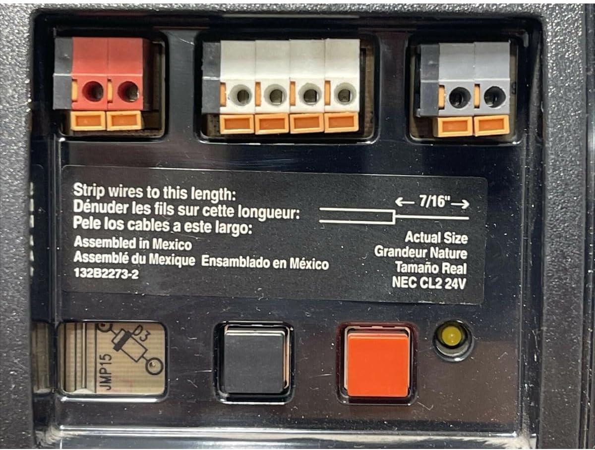 Replacement for Chamberlain Liftmaster 41A5507-3 Garage Door Receiver Logic Board Red Learn Compatible with G2500B.