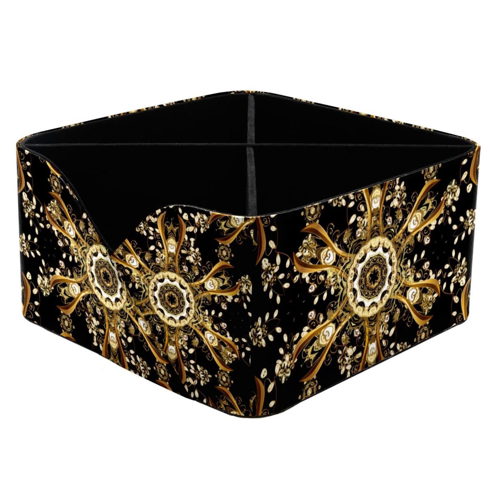 Pot à stylos doré baroque 4 cases pour éliminer le désordre sur votre table