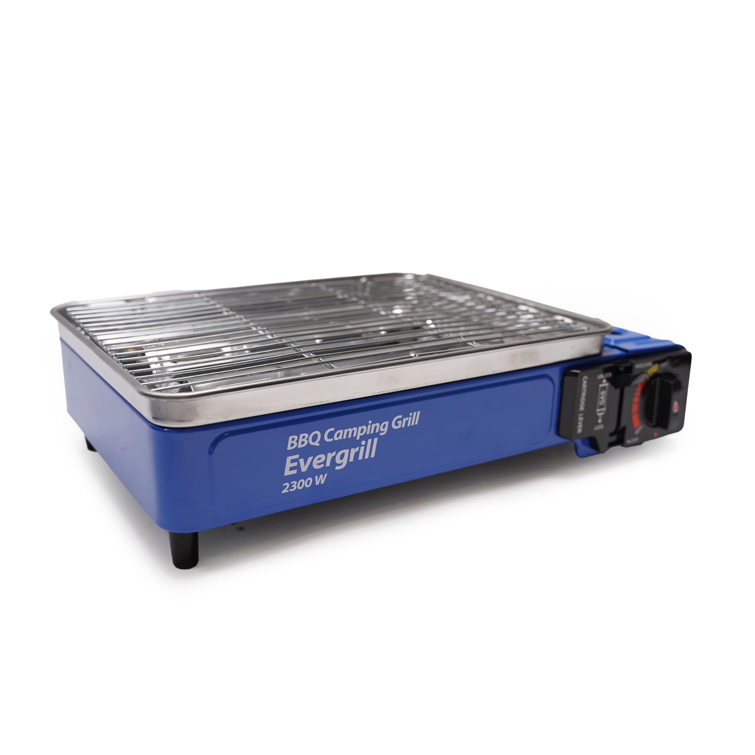 Evergrill Barbecue à gaz butane Camping Grill avec 16 cartouches de gaz