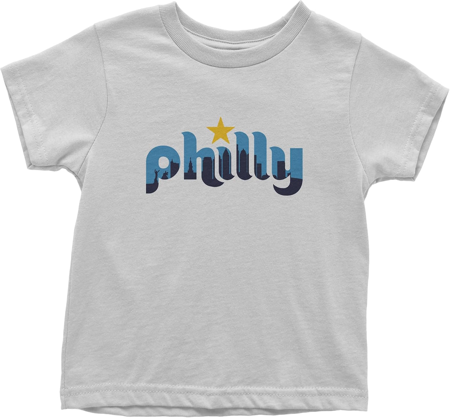 Skyline Philly Philadelphia Toddler T-Shirt, Soft Cotton