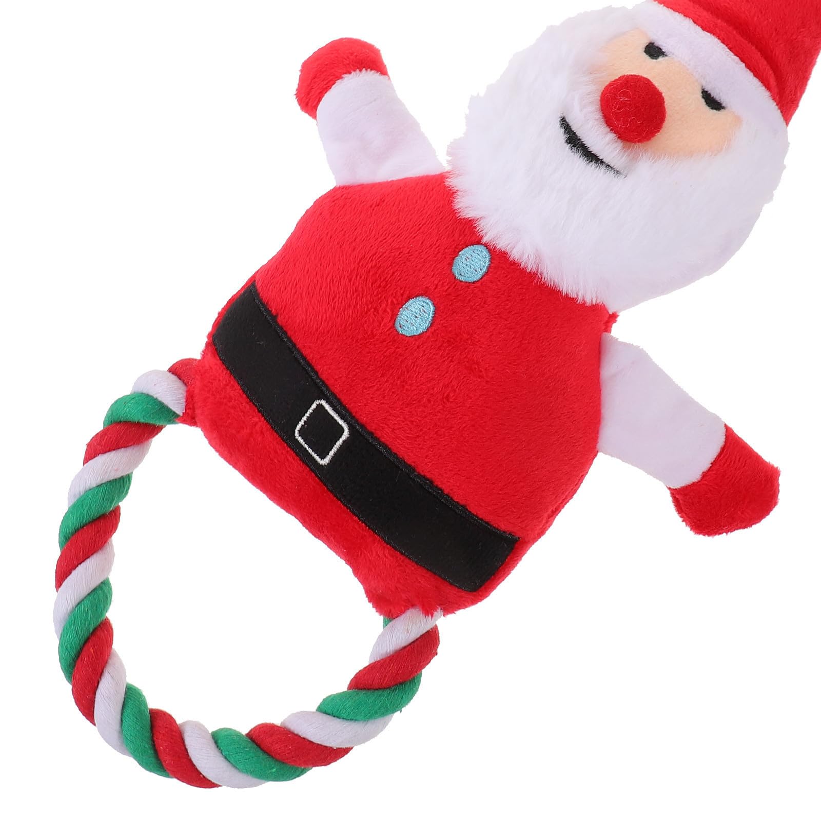 Toyvian 5 Stück Weihnachtliches Hundekauspielzeug als Santa Claus