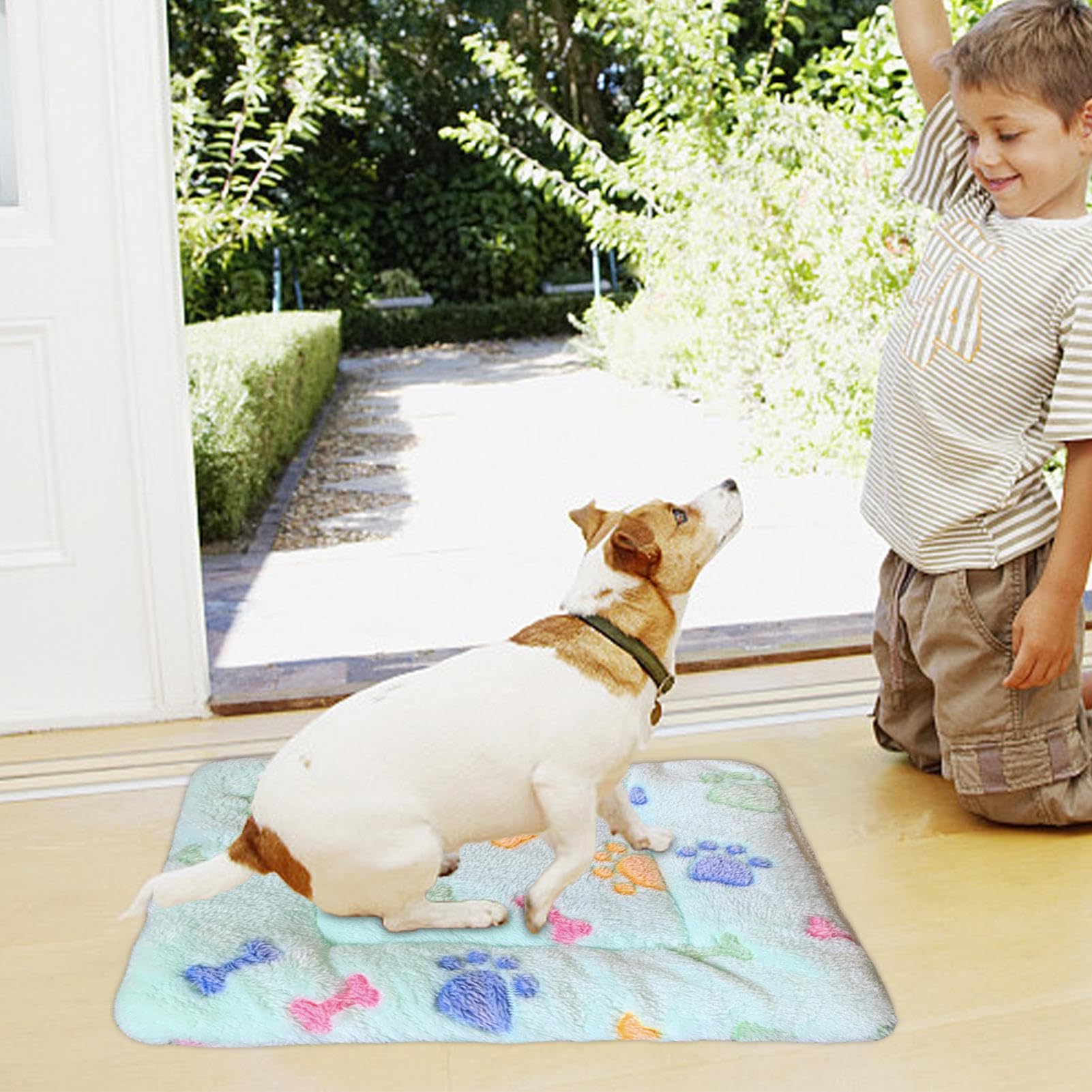 Manta calmante para mascotas, manta para gatitos domésticos, cojín para gatos contra el nerviosismo y el estrés, pequeña manta para mascotas para gatos y perros en interiores, cojín para perros | cojín para gatos contra el nerviosismo y el estrés, pequeña