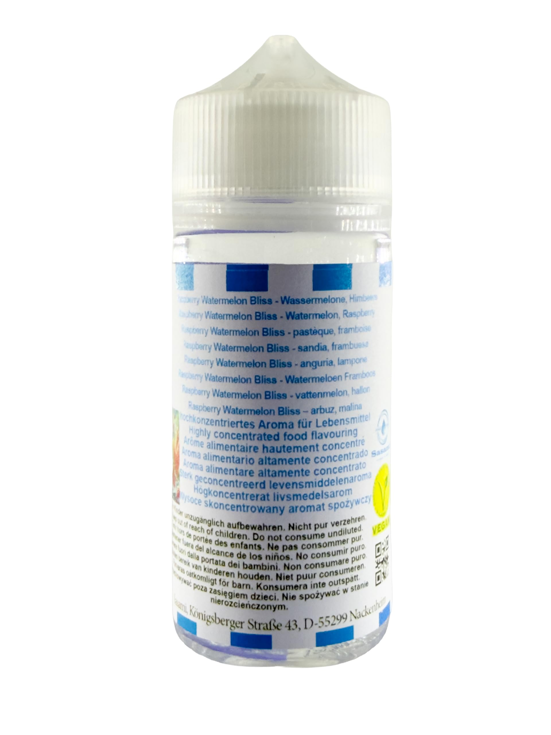 Raspberry Watermelon Bliss - anguria, lampone aroma concentrato - vegano - Sasami - 100ml