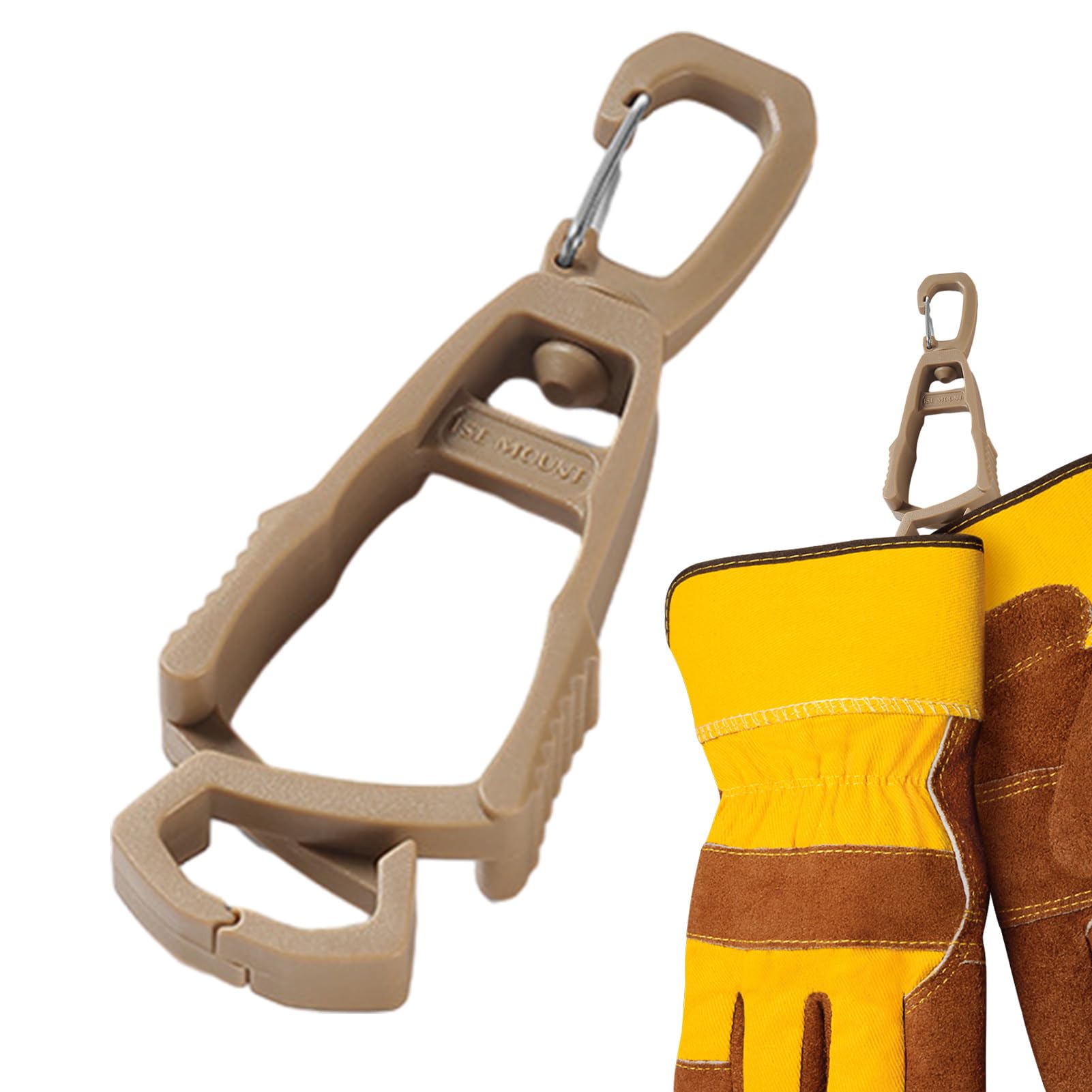 Clip Da Cintura Per Guanti - Multiuso Per Lavoro, Con Attacco A Croce Per Chiavi, Torcia, Occhiali - Foto 4