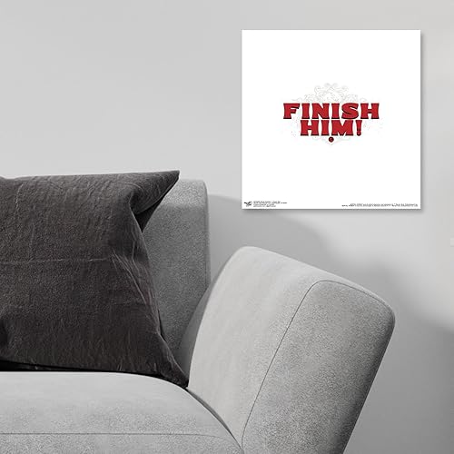 Miniatura 3 de Trends International Gallery Pops Mortal Kombat 1 - Arte de pared Finish Him, versión sin marco, 12 x 12 pulgadas