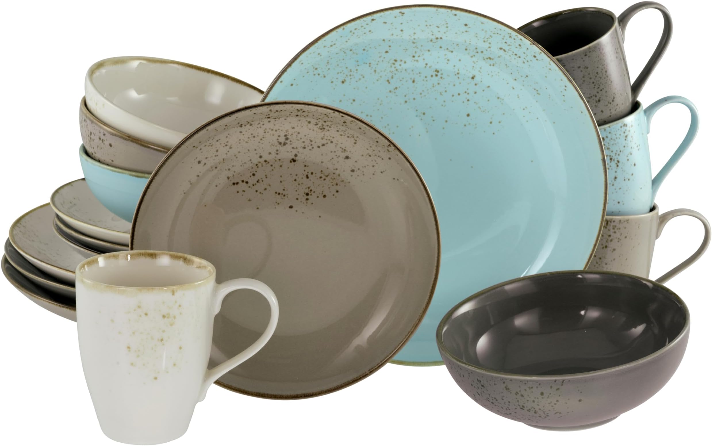 CreaTable ZOO Set Stoviglie 3 Pezzi In Porcellana Per Bambini - Piatto Piano 20,5 Cm, Piatto Fondo 18 Cm, Tazza 25 Cl, Lavabile In Lavastoviglie, Multicolore - 5