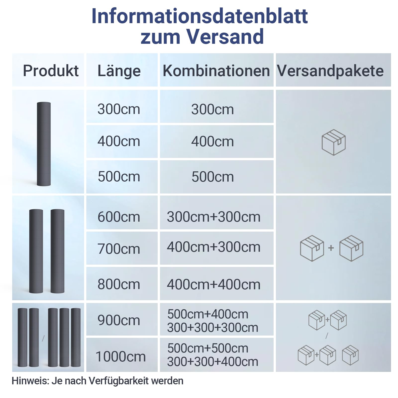interGo PVC Sichtschutzmatte Sichtschutzzaun Privatsphäre Wetterfest für Garten, Balkon und Terrasse, mit Strukturierte Oberfläche, mit Kabelbindern