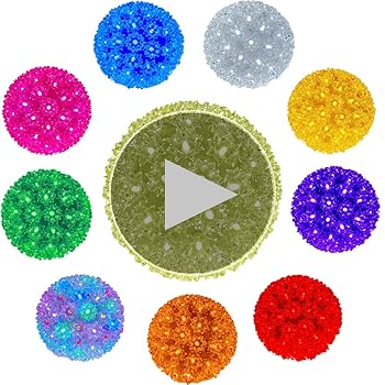Amazon.com: Novelty Lights 7.5in 100 Light Starlight Sphere