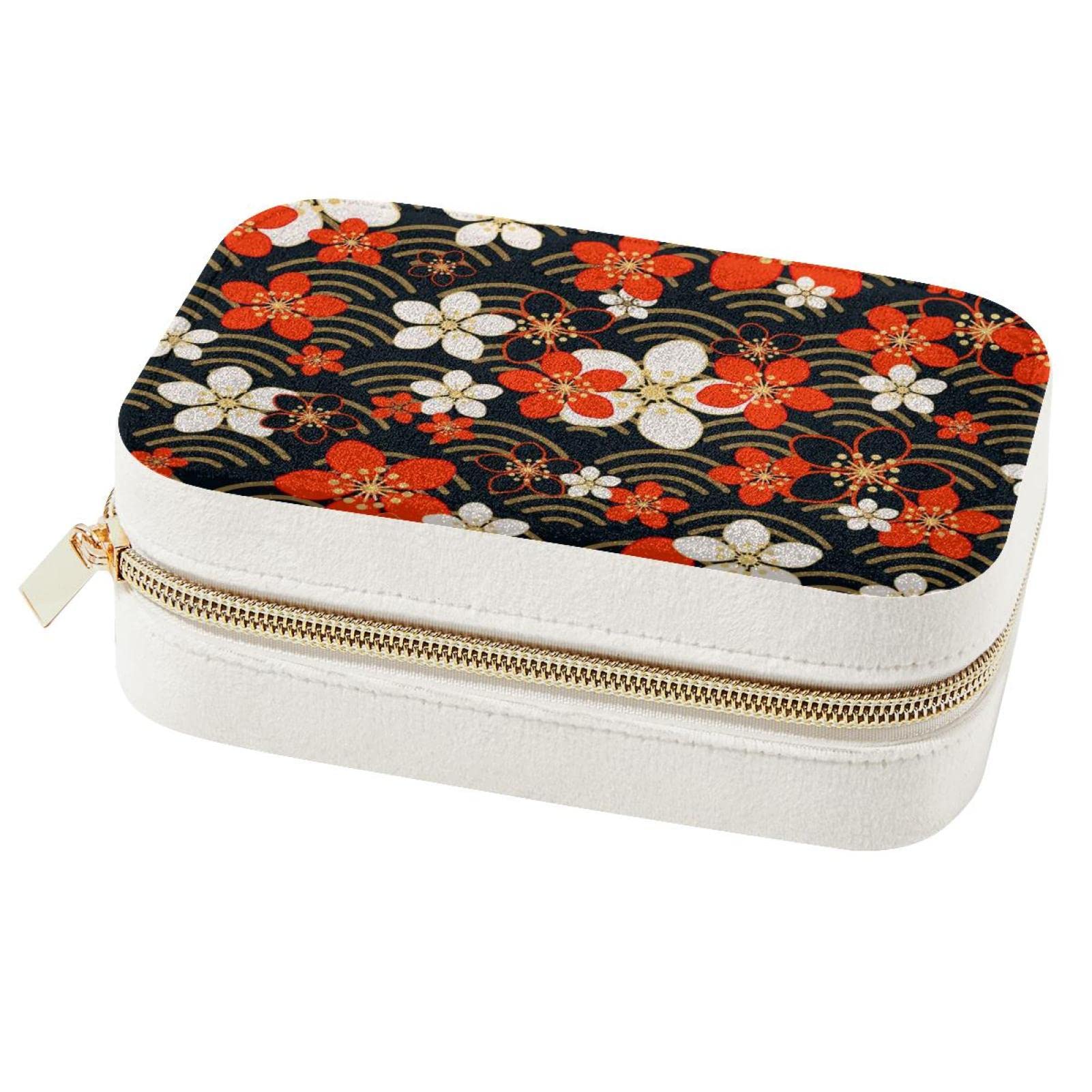 Boîte à bijoux portable fleurie le cadeau de demoiselle d'honneur idéal pour mariage
