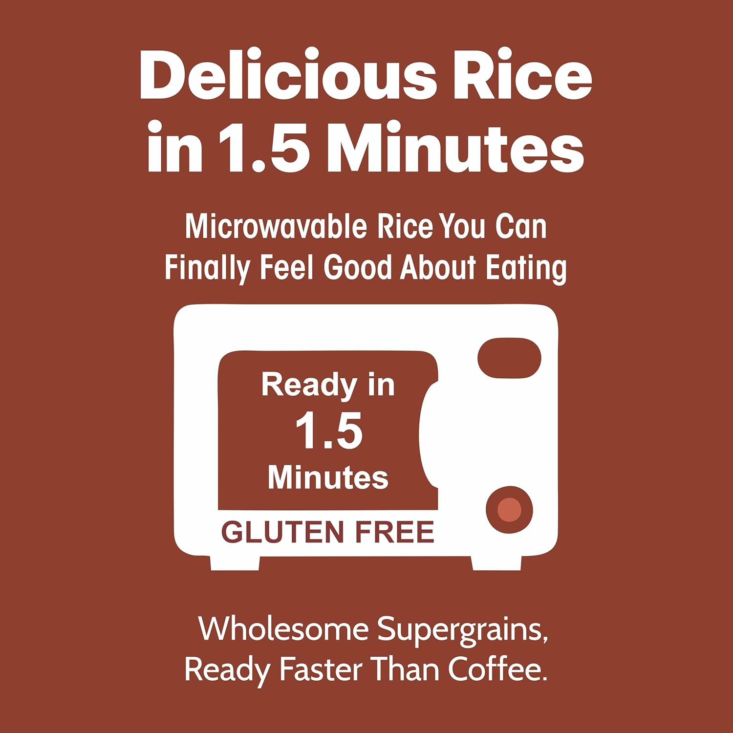 Eat Regal Brown Rice with Quinoa, Nutty & Wholesome, Always Fluffy, No Clump & No Kneading, Ready in 1.5 Minutes, 10g Protein 6g Fiber, Vegan Gluten-Free Non-GMO, 8.8 oz Pack of 6
