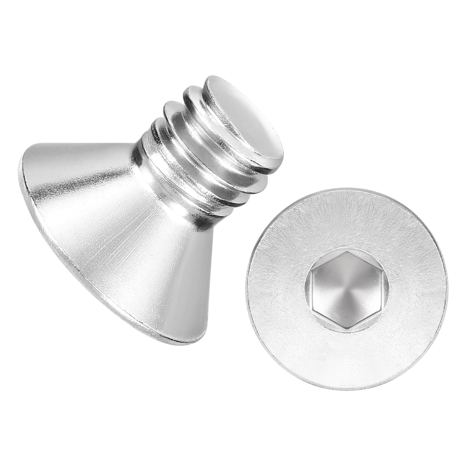 Kozelo 25Pcs[1/4-20x3/8"] Flat Head Socket Cap Screw Countersunk Bolt — image 1