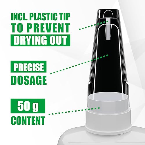 Miniatura 4 de Super pegamento para plástico  50g (1.75 oz) Adhesivo líquido transparente XXL para ABS PVC acrílico plexiglás  Fórmula delgada para grietas y