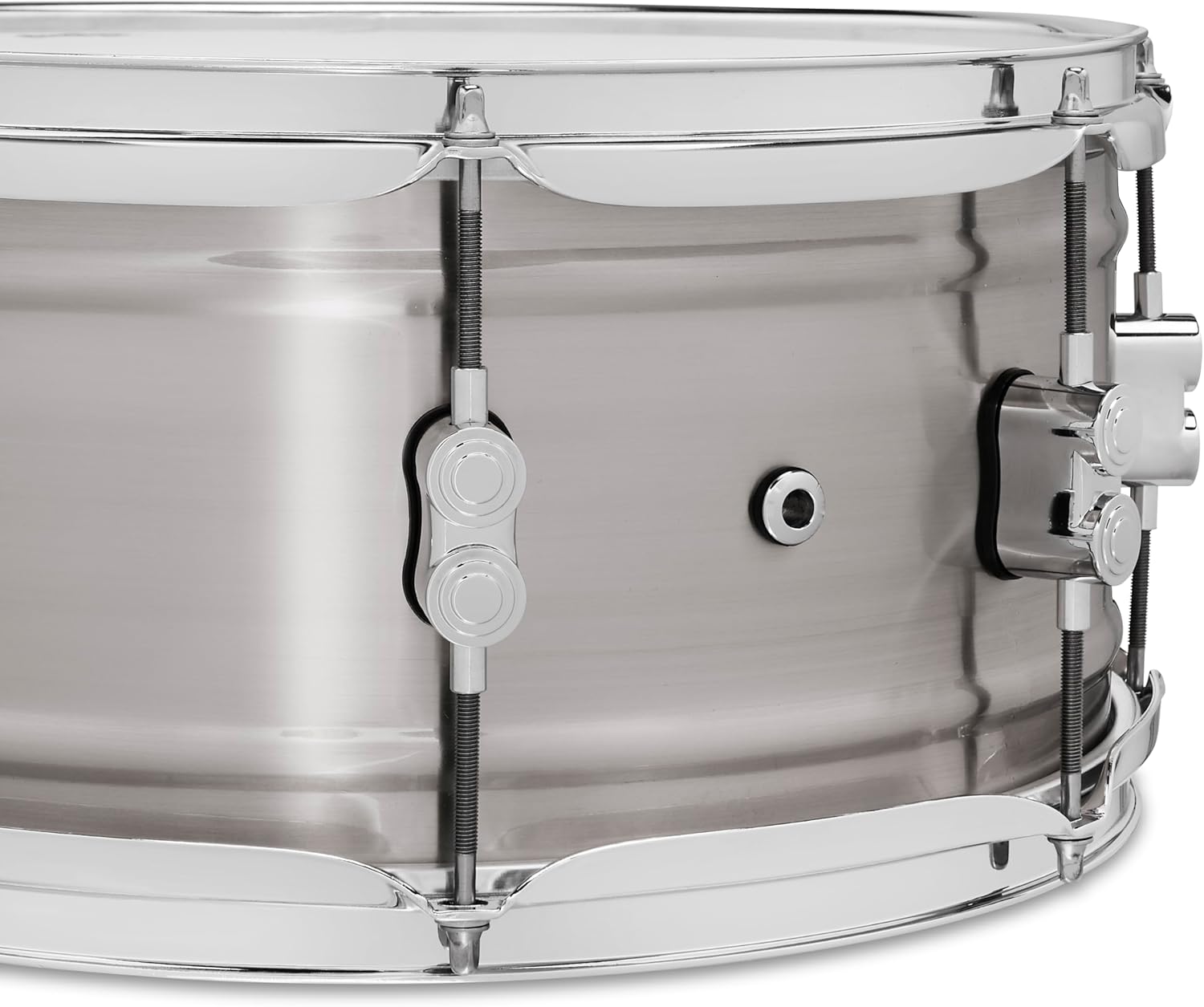Concept Series 1.2mm Natural Satin Brushed Aluminum 6.5x14 in. Snare Drum