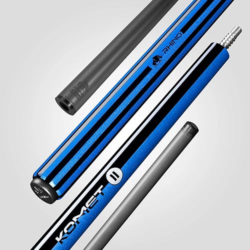 RHINO Break Cue - 100% Carbon Fiber Shaft & Composite Butt, Pro Taper, Powerful, Precise and Fashionable Design
