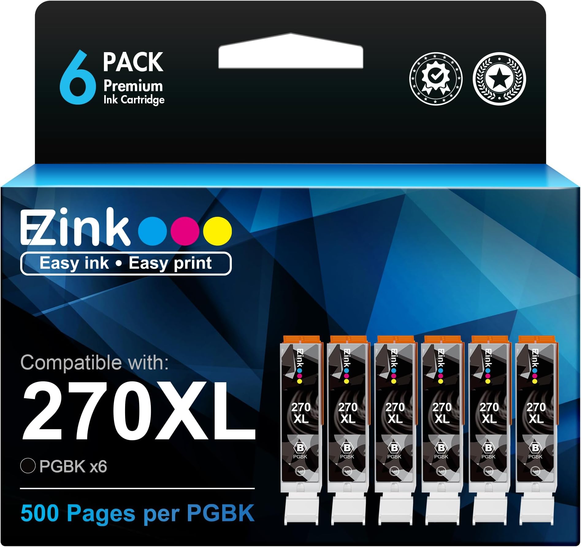 Smart Ink Compatible Ink Cartridge Replacement for Canon 1200 XL PGI 1200XL to use