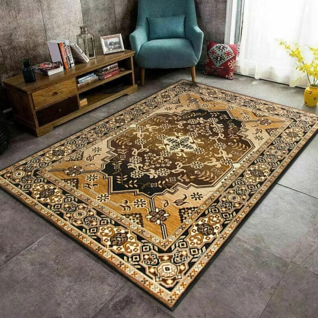 Tapis de sol extérieur résistant à l'usure et à la poussière pour salon 70X200