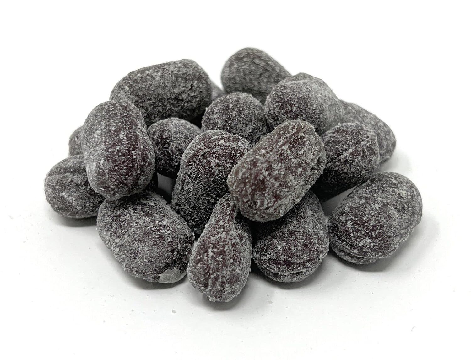 YANKEETRADERS Licorice Hard Sanded Candy Drops, 40 Oz. Bulk Bag