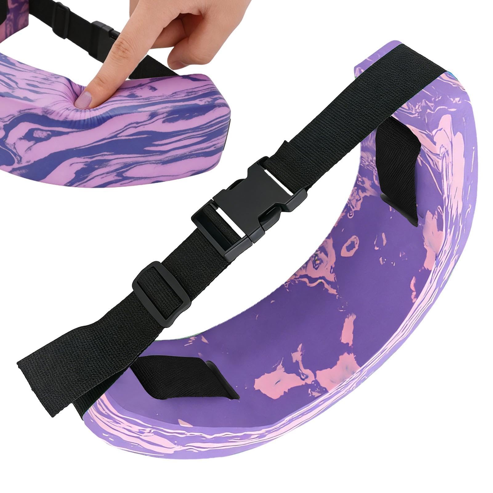 Ceinture de natation - Appareil d'entraînement pour la taille et la piscine - Ceinture flottante en mousse EVA - Pour une utilisation sur les lacs, rivières, mers, parcs aquatiques, plages, exercices