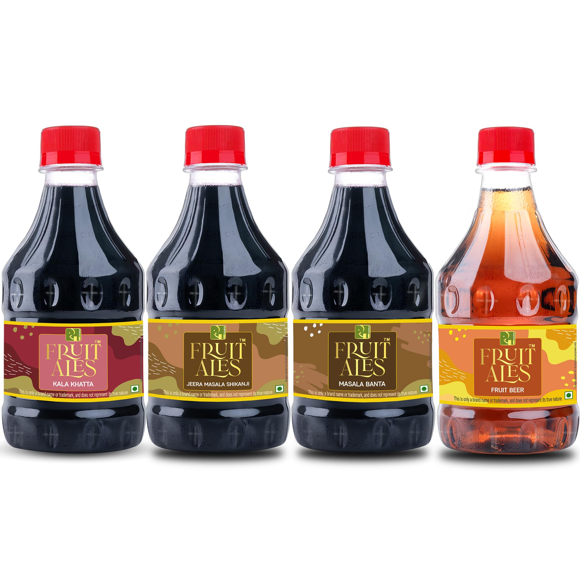 Dhampure Speciality Assorted Mocktail Syrups - Kala Khatta, Jeera Masala Shikanji, Masala Banta, Fruit Beer Flavoured Syrups - 1.2Ltr (4 X 300Ml) | Makes 12-15 Drinks Per Bottle-image-8