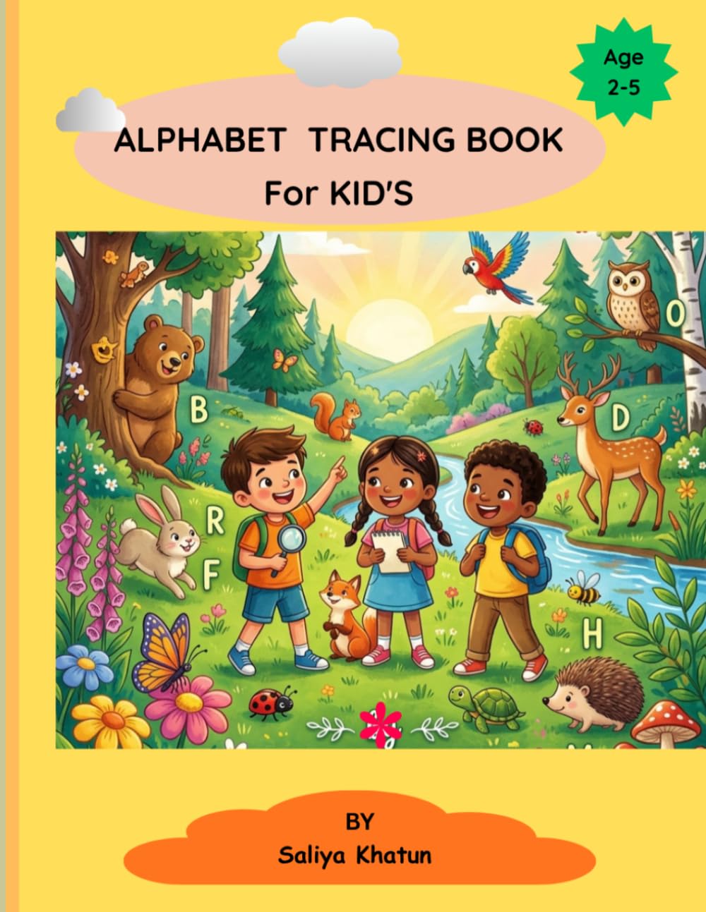 Alphabet Tracing book: Alphabet writing practice book for kids