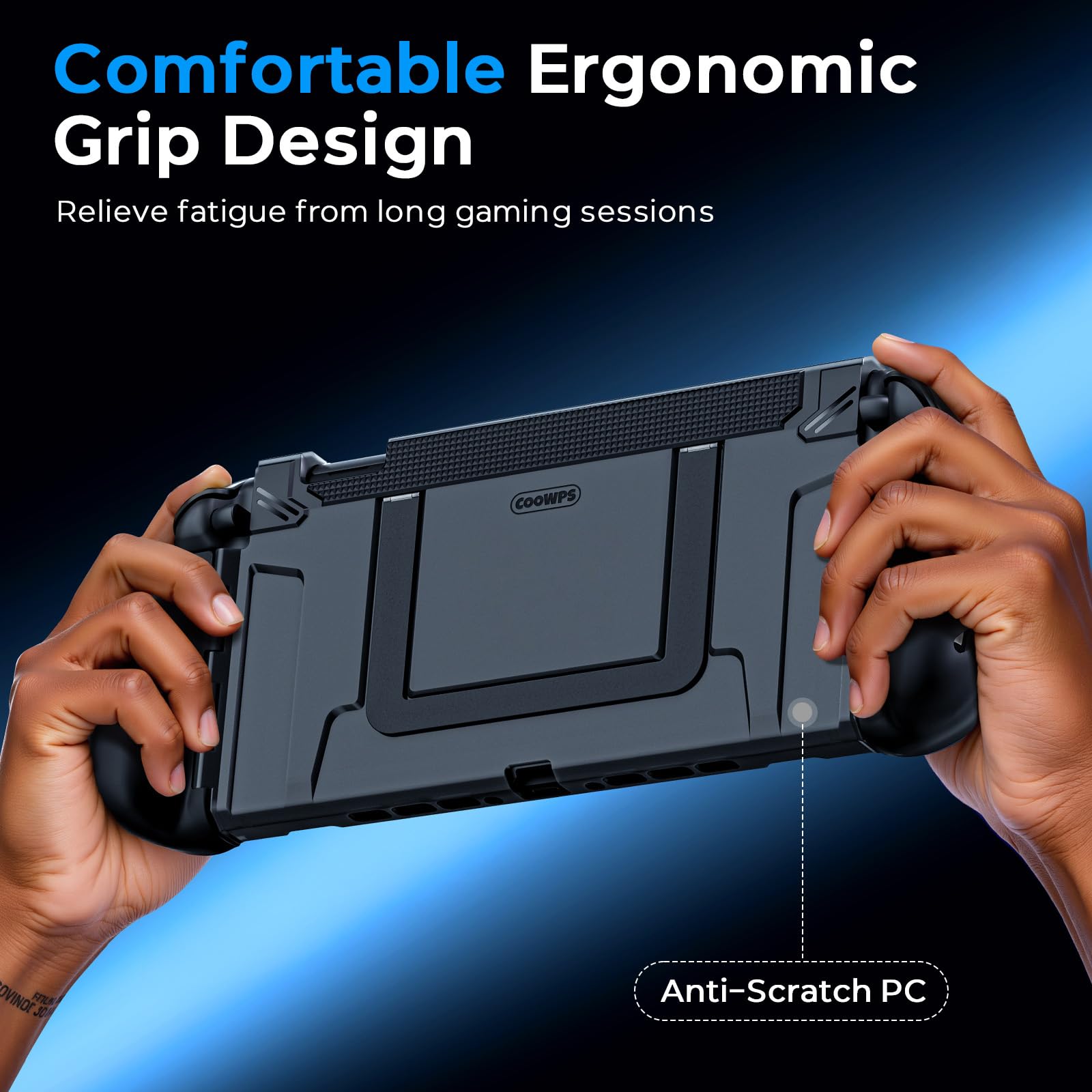 COOWPS Funda P3 para Nintendo Switch 2 con Soporte Abatible