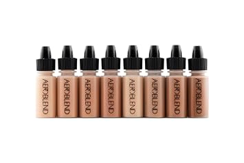 Aeroblend Airbrush Makeup Mini Sets Tan/Dark