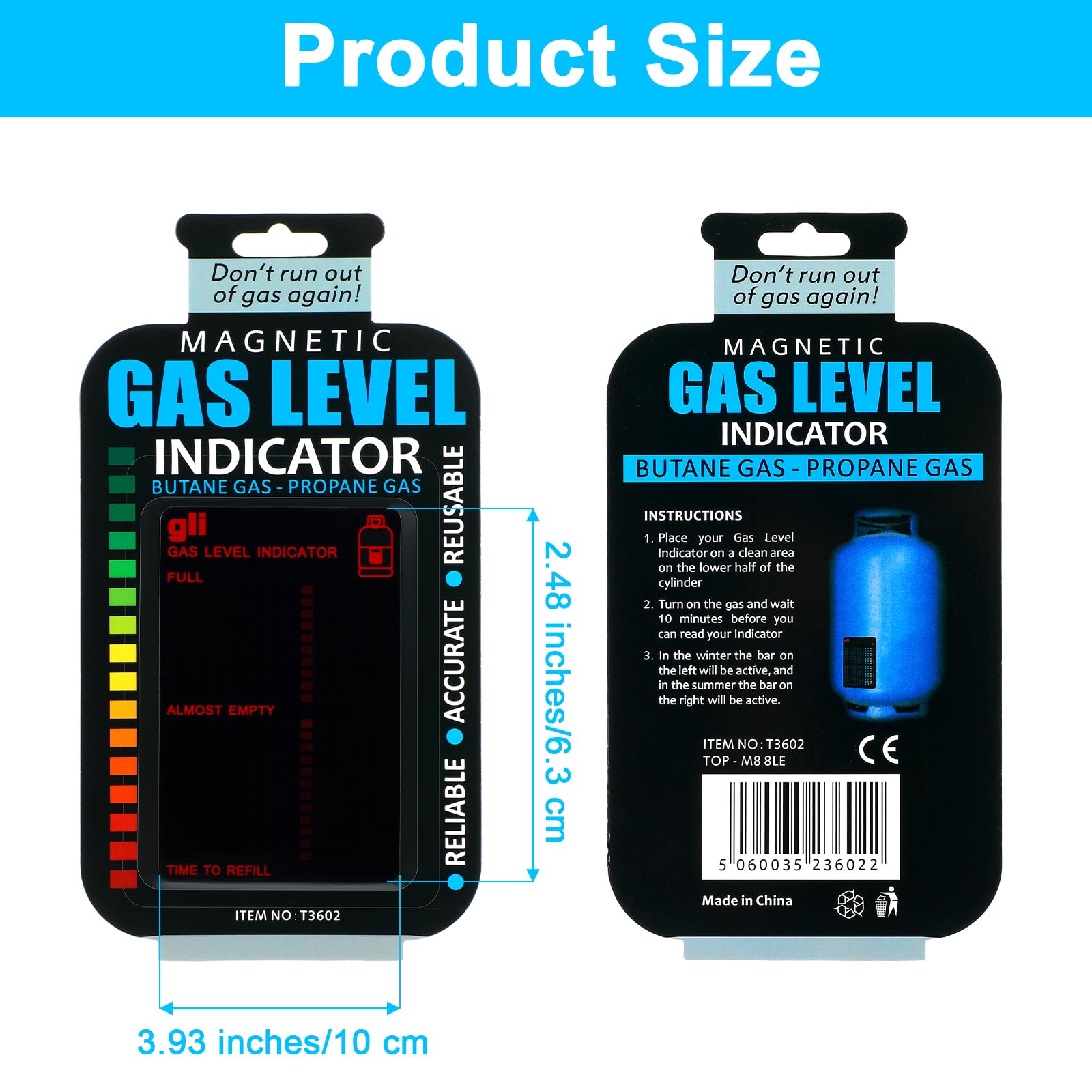 Propane Tank Gauges - Gas Level Indicators -2