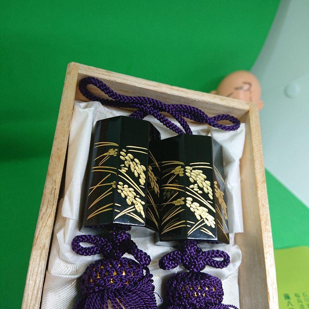 Amazon.co.jp: 輪島塗 風鎮 沈金 稲穂 桐箱入 : ホーム＆キッチン