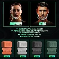 Vista 6 de CJing Ejercitador de mandíbula para hombres y mujeres – Tabletas de silicona para ejercitar la mandíbula – Potente entrenador de mandíbula