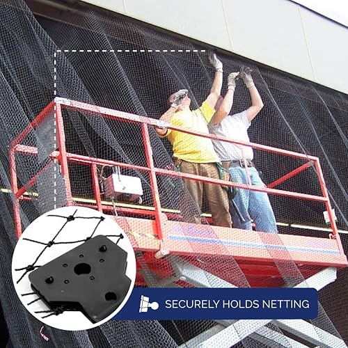 Miniatura 6 de Bird-X Hardware de red disuasoria, clips de plástico, 250 piezas (MTG-CASE)