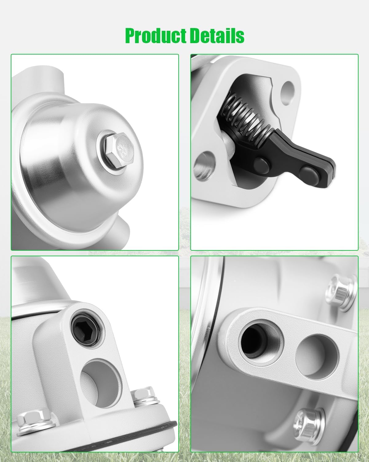 M2152 Mechanical Fuel Pump Fit for Austin/John Deere/Ford/Case/Wisconsin VE-4 VF-4 VG-4 VH-4 Engine, Replacement Parts SP1063MP, M16160, FD0038, B0008P, 6441107