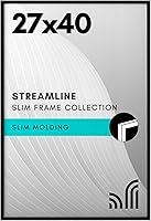 Vista 20 de Americanflat - Portarretratos de 24x30 pulgadas con plexiglás pulido, colección Streamline, marco de fotos con borde delgado para exhibir en pared