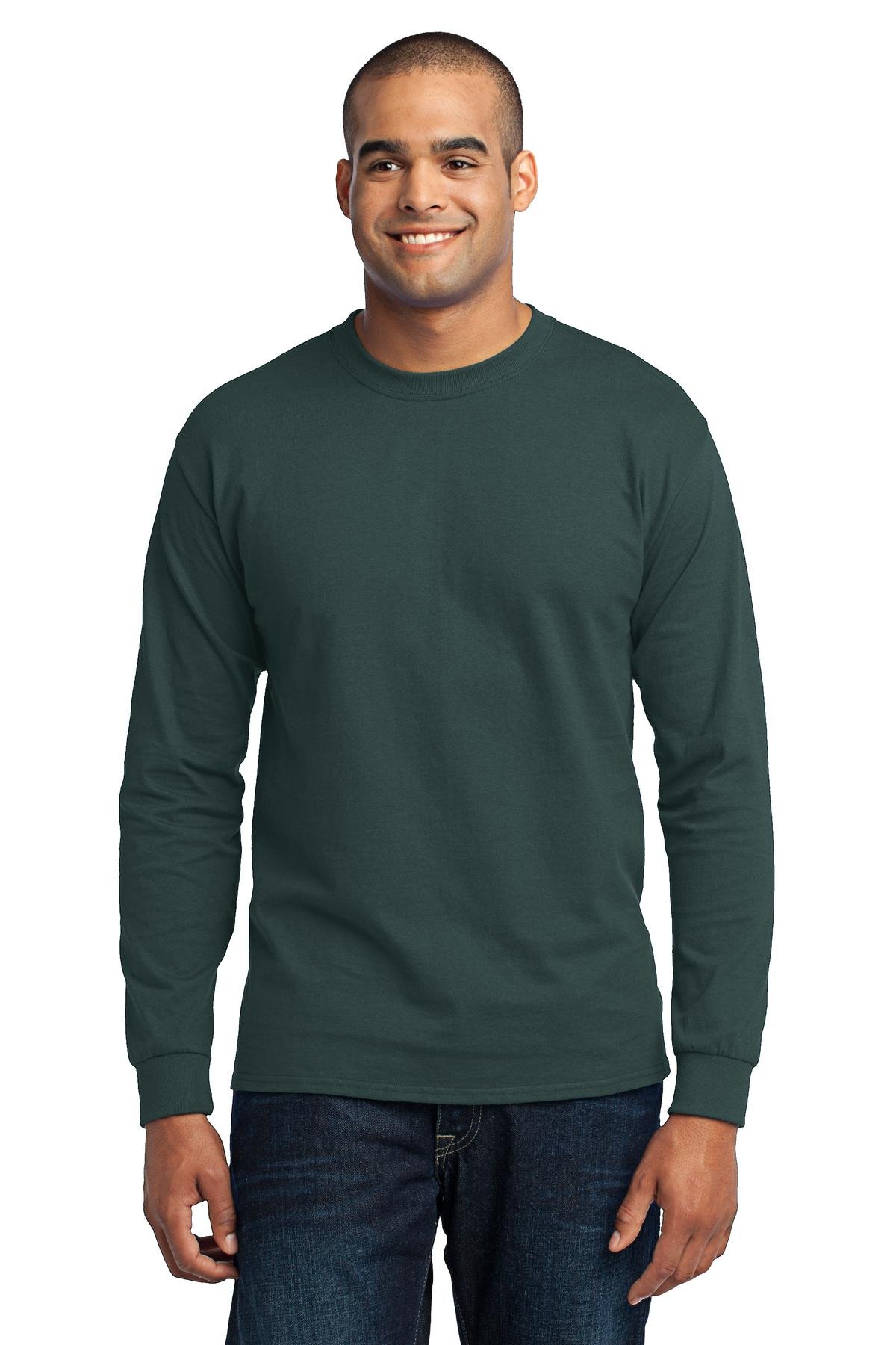 Port & CompanyMen's Tall Long Sleeve 50/50 Cotton/Poly T Shirt