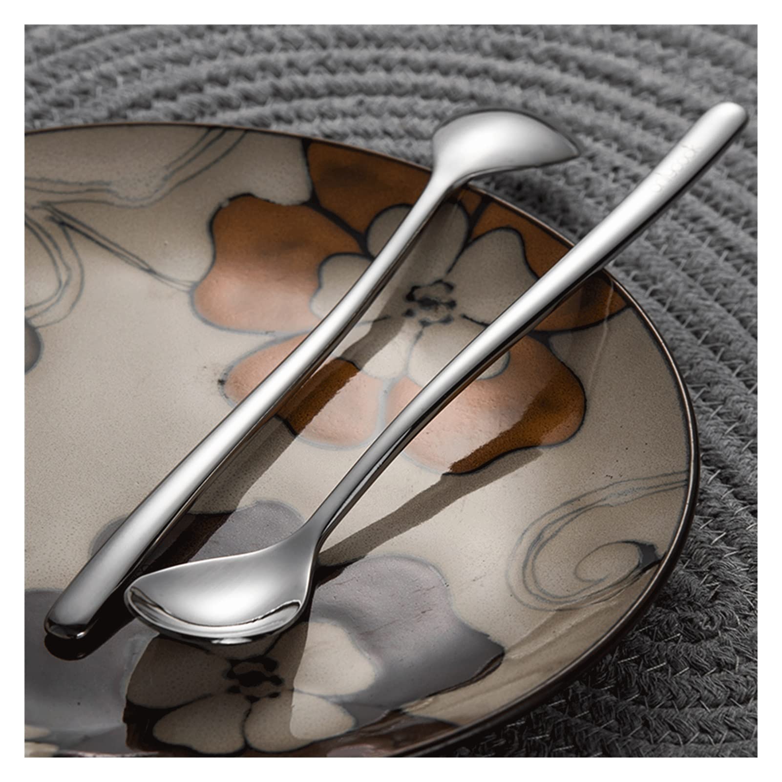 2x Ausziehbare Gabel & Löffel Set - Edelstahl Teleskop Besteck | 22-64cm Verlängerung