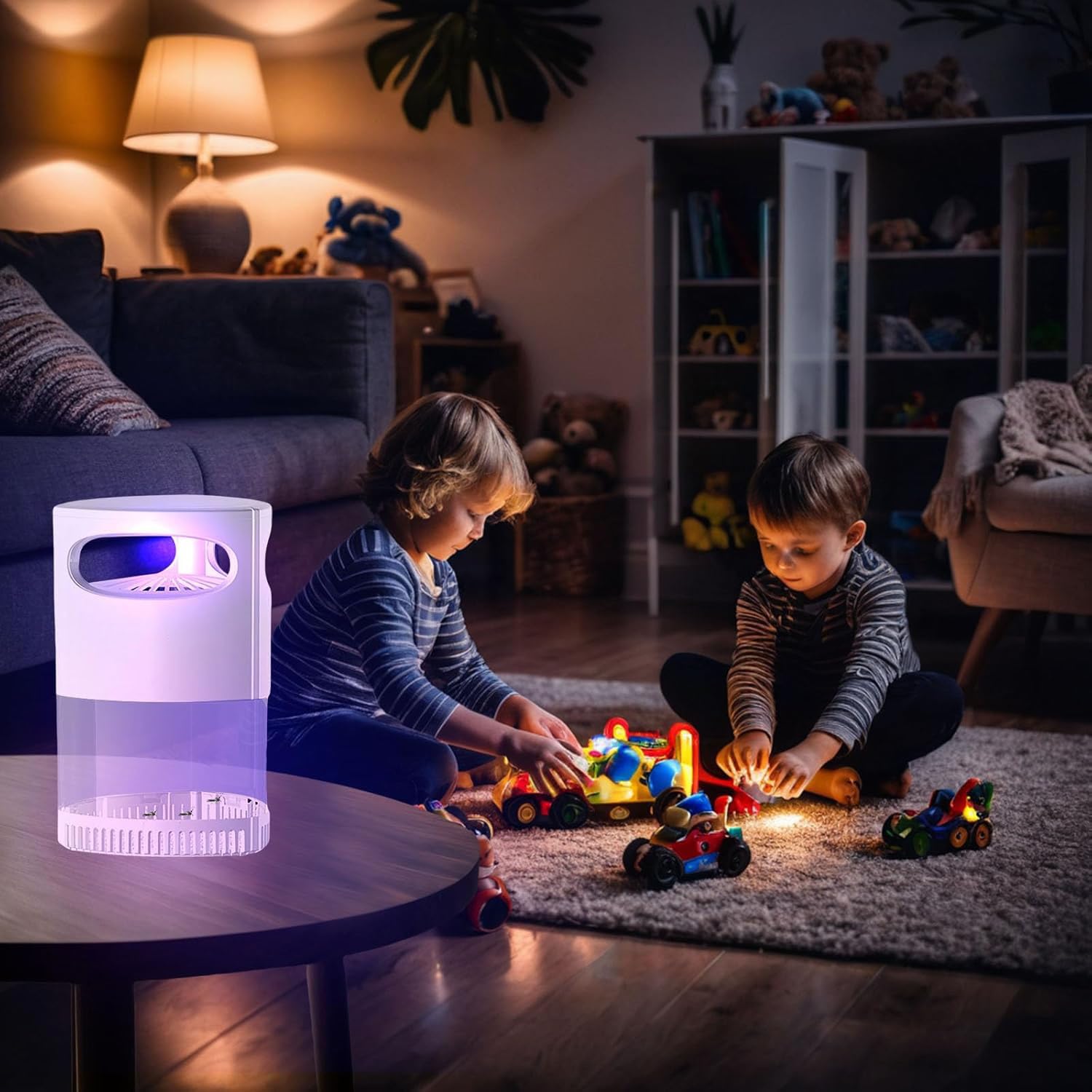 Potente Trappola per Mosche Interna Elettromacchina Zanzare con Luce e Aspirazione Non Sono Necessarie Schede Adesive Miglior Catturatore Moscerini Falene delle Frutte