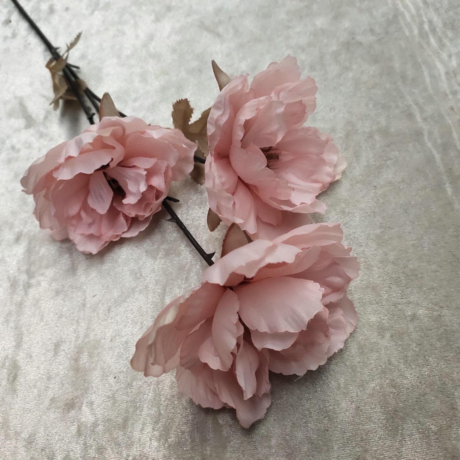YATUOPNG Artificial Plant In Pot-Wedding Fake Flowers Peony Decorative Flower Arrangement Home Decoration(3autumnpink)