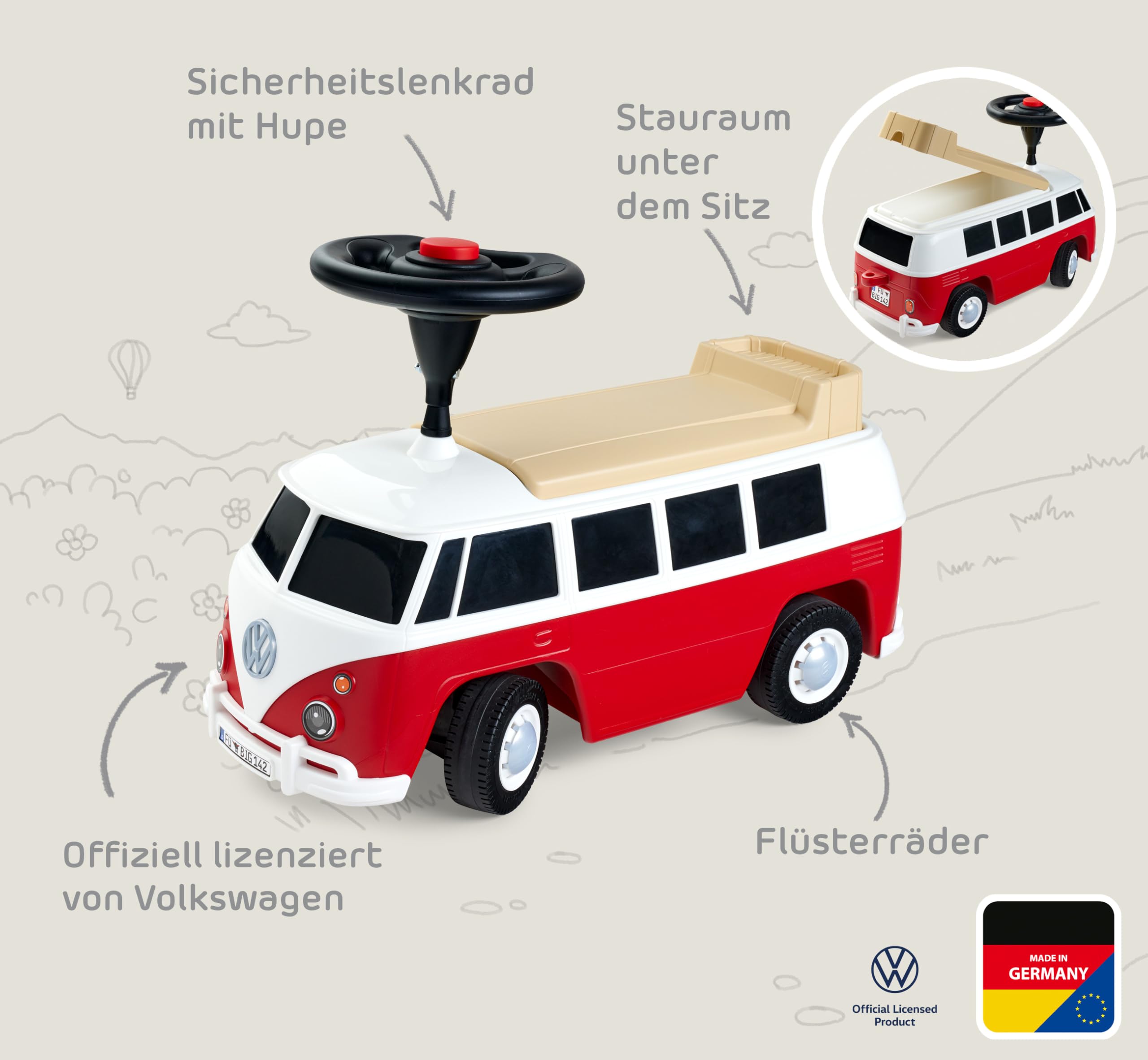 BIG - Baby VW T1 Blau von Müller ansehen