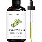 Brooklyn Botany Lemongrass Essential Oil - Huge 4 Fl Oz - 100% Pure and Natural - Premium Grade with Dropper - for Aromatherapy and Diffuser