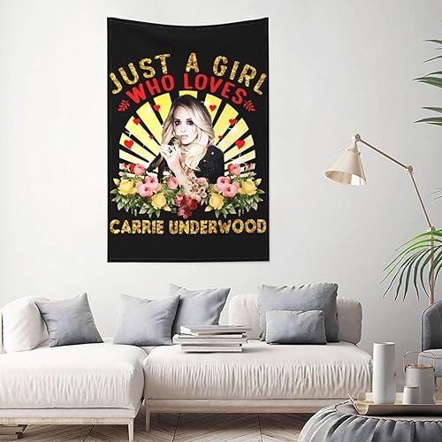 Miniatura 2 de Carrie Movie Underwood Tapiz de 60 x 40 pulgadas, manta decorativa para colgar adecuada para decoración de arte del hogar