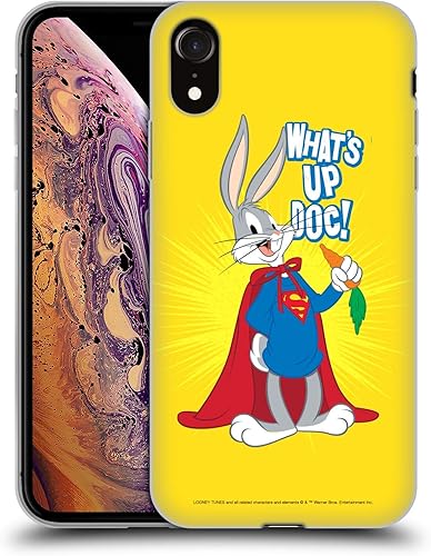 Miniatura 226 de Head Case Designs Funda de gel suave con licencia oficial de Looney Tunes Retro Bugs Bunny compatible con Apple iPhone 11 Pro Max Retro,Blanco y