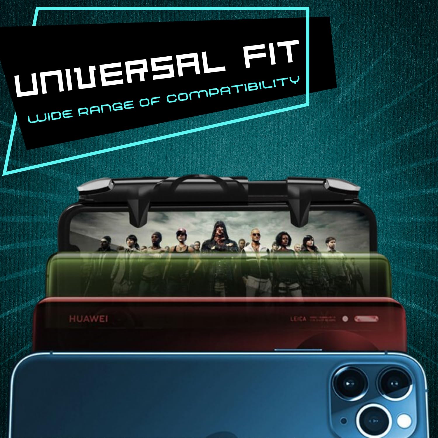 Ultimate Mobile Gaming Combo : déclencheur de jeu et 6 manchons Sarafox V3 avec étui en métal