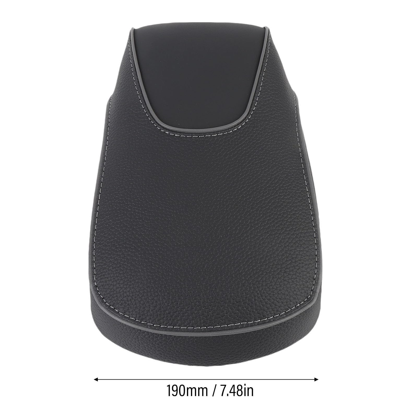 Vikye Coussin de Siège de Moto Passager, Coussin Arrière de Moto Ergonomique et Respirant en Cuir PU pour Indian Scout Sixty Bobber 2025+