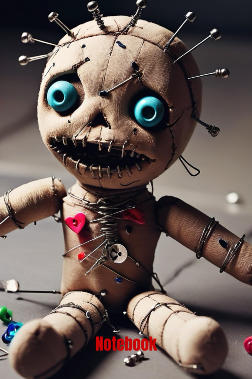 Voodoo Doll Notebook 120 LIned Pages Journal 6"x9"