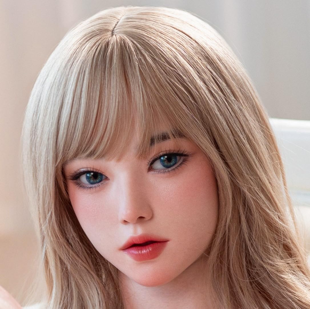 Amazon.co.jp: ドールの頭のみ ヘッド単体 シリコン製ドールHead